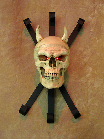 HALLOWEEN Devil Skull Wall Sconce