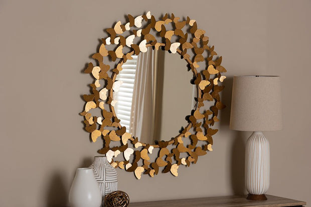 Soleil Butterfly Accent Wall Mirror - Home Décor & Things Are Us