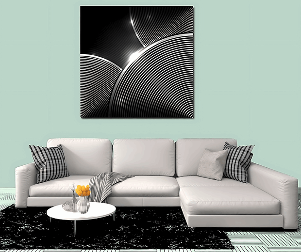 Spring Coils Abstract Canvas Art - Home Décor & Things Are Us