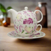 Sweet Pea Tea for One Teapot with Tea Cup & Saucer - Home Décor & Things Are Us
