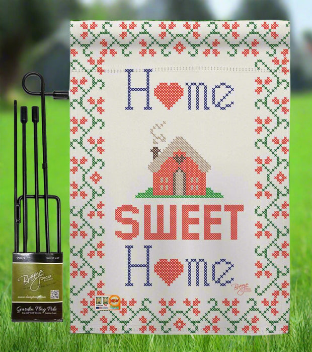 Welcome Sweet Home Inspirational Double Sided Garden Flag Set - Home Décor & Things Are Us