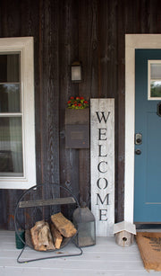 White Wash Front Porch Welcome Sign - Home Décor & Things Are Us