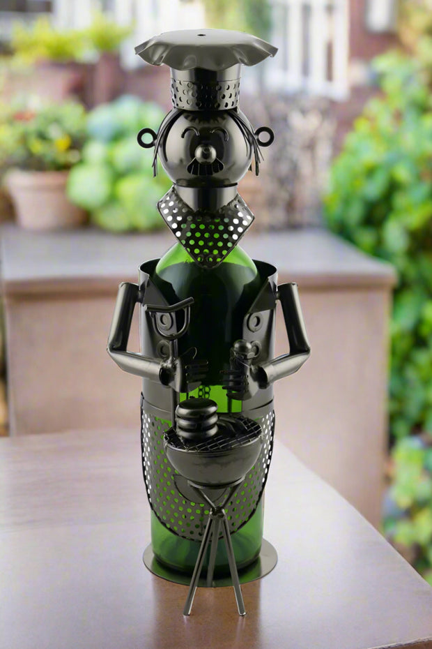 Wine Bottle Holder, BBQ Chef - Home Décor & Things Are Us