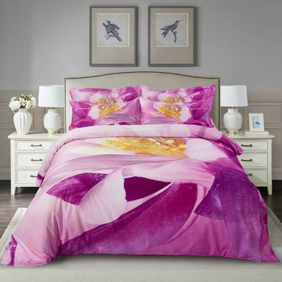 Dolce Mela Floral Bedding Duvet Cover Set, King Size - Home Décor & Things Are Us