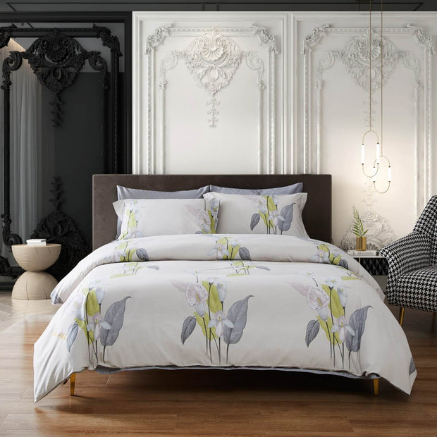 6 Piece 100% Cotton Duvet Cover Set, Bloomon