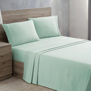 Dijon 4 Piece King Size Pleated Hem Cotton Sheet Set - Home Décor & Things Are Us