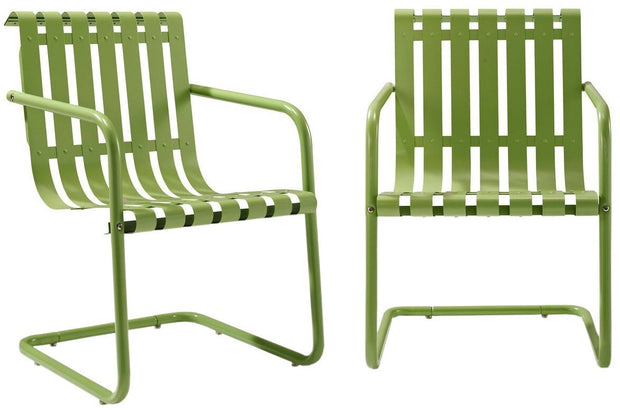Gracie Retro Outdoor Spring Chair - Oasis Green