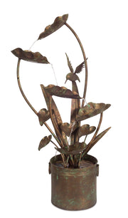 Iron Anthurium and Hummingbird Fountain - Home Décor & Things Are Us