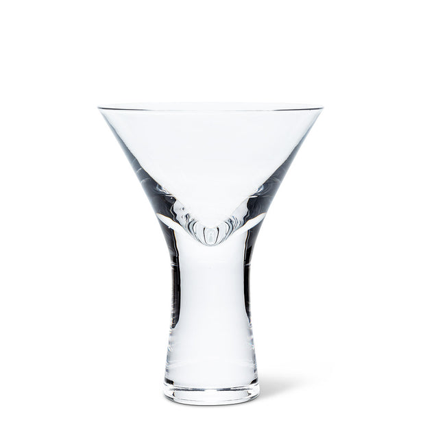 Heavy Sham Martini Glass, Clear, Set of 4