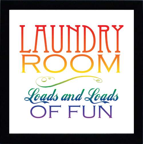 Laundry Room Inspirational Typography Art Print
