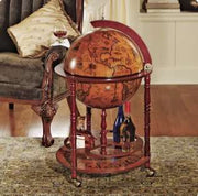 Mini Bar Globe Bar Drinks Cabinet Revolving Table Top Wine Storage - Home Decor & Things Are Us