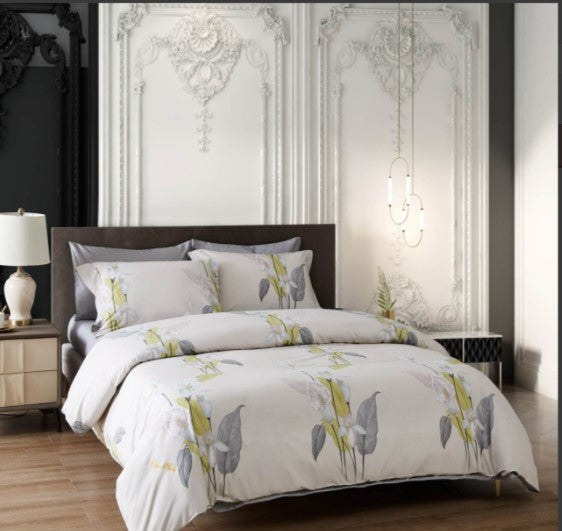 6 Piece 100% Cotton Duvet Cover Set, Bloomon