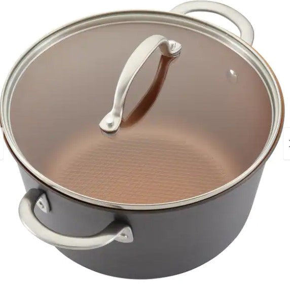 Ayesha Curry Hard Anodized Aluminum Cookware Set, 11 Piece
