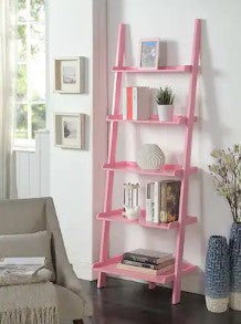 American Heritage Bookshelf Ladder, Pink