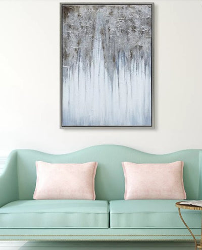 Iceberg Textured Metallic Hand Painted Wall Art by Martin Edwards - Home Décor & Things Are Us