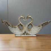 AFD Home Silver Pearl Swan Double Vase - Home Décor & Things Are Us