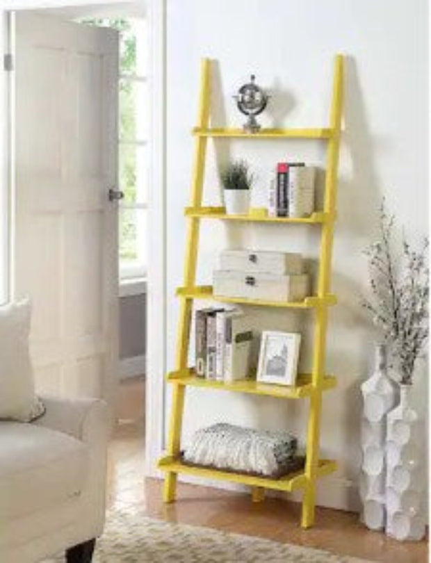 American Heritage Bookshelf Ladder, Yellow - Home Décor & Things Are Us