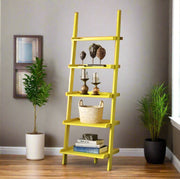 American Heritage Bookshelf Ladder, Yellow - Home Décor & Things Are Us
