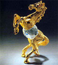 Crystal Stallion Figurine