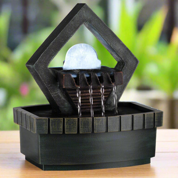 Meditation Fountain With Led Light - Home Décor & Things Are Us