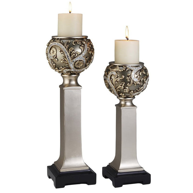 Silver Vine Candleholder Set - Home Décor & Things Are Us